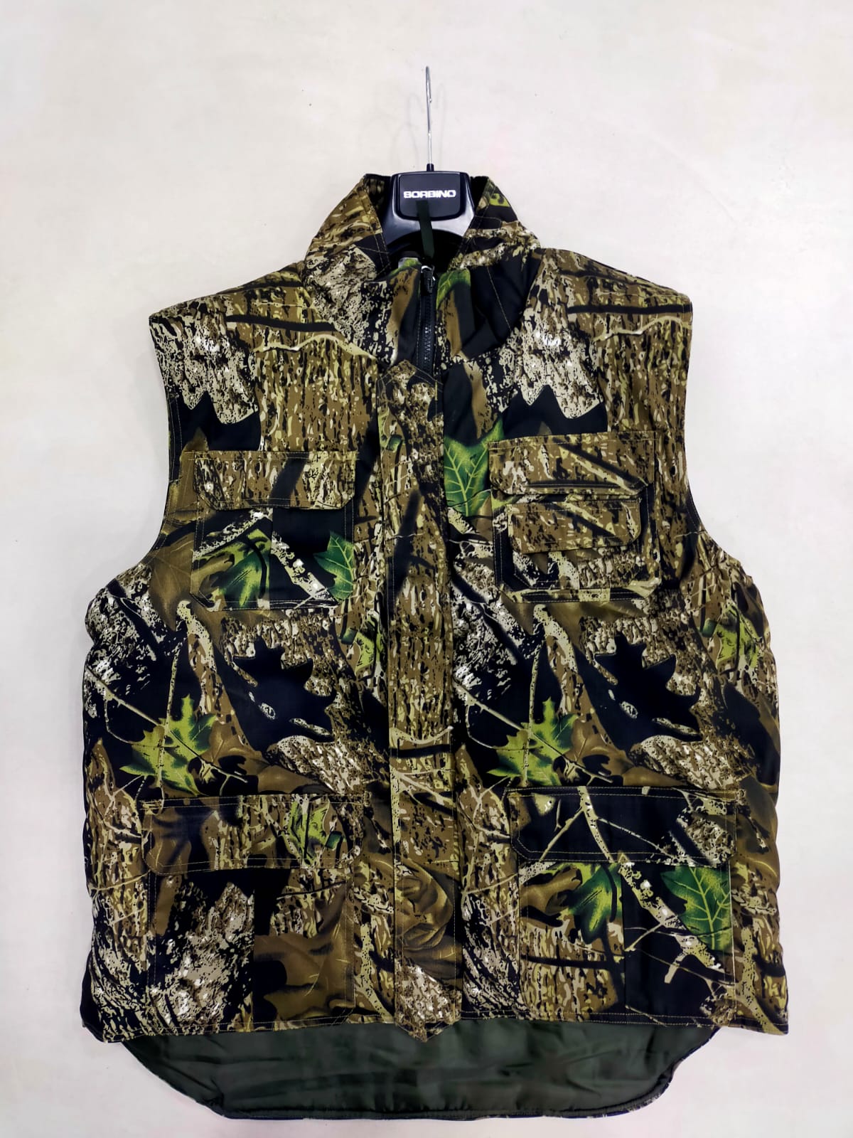 GILET MIMETICO IN COTONE