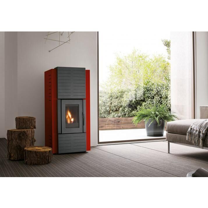 STUFA A PELLET OLGA - 20 KW PALAZZETTI IDRO